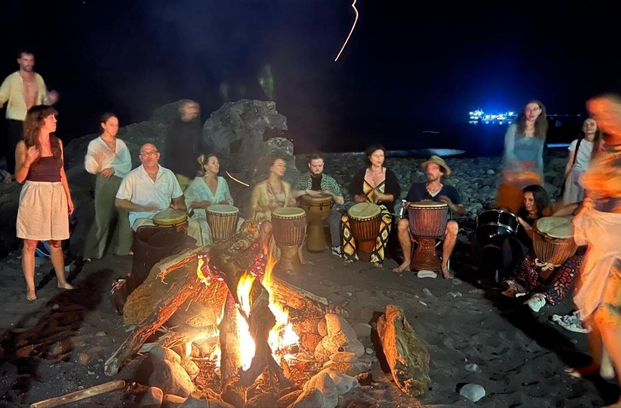 Drum & Dance Under the Stars at Praia Formosa, Madeira