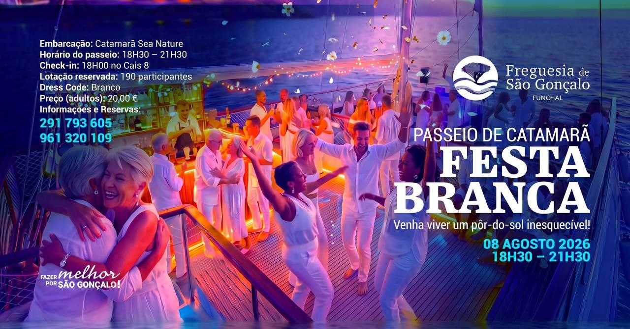 White Party Catamaran Cruise (Festa Branca)