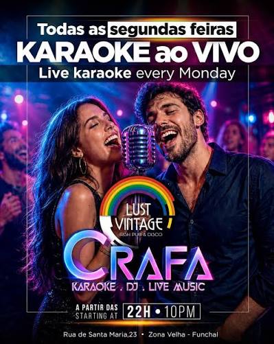 Live Karaoke Night — Lust Vintage Funchal