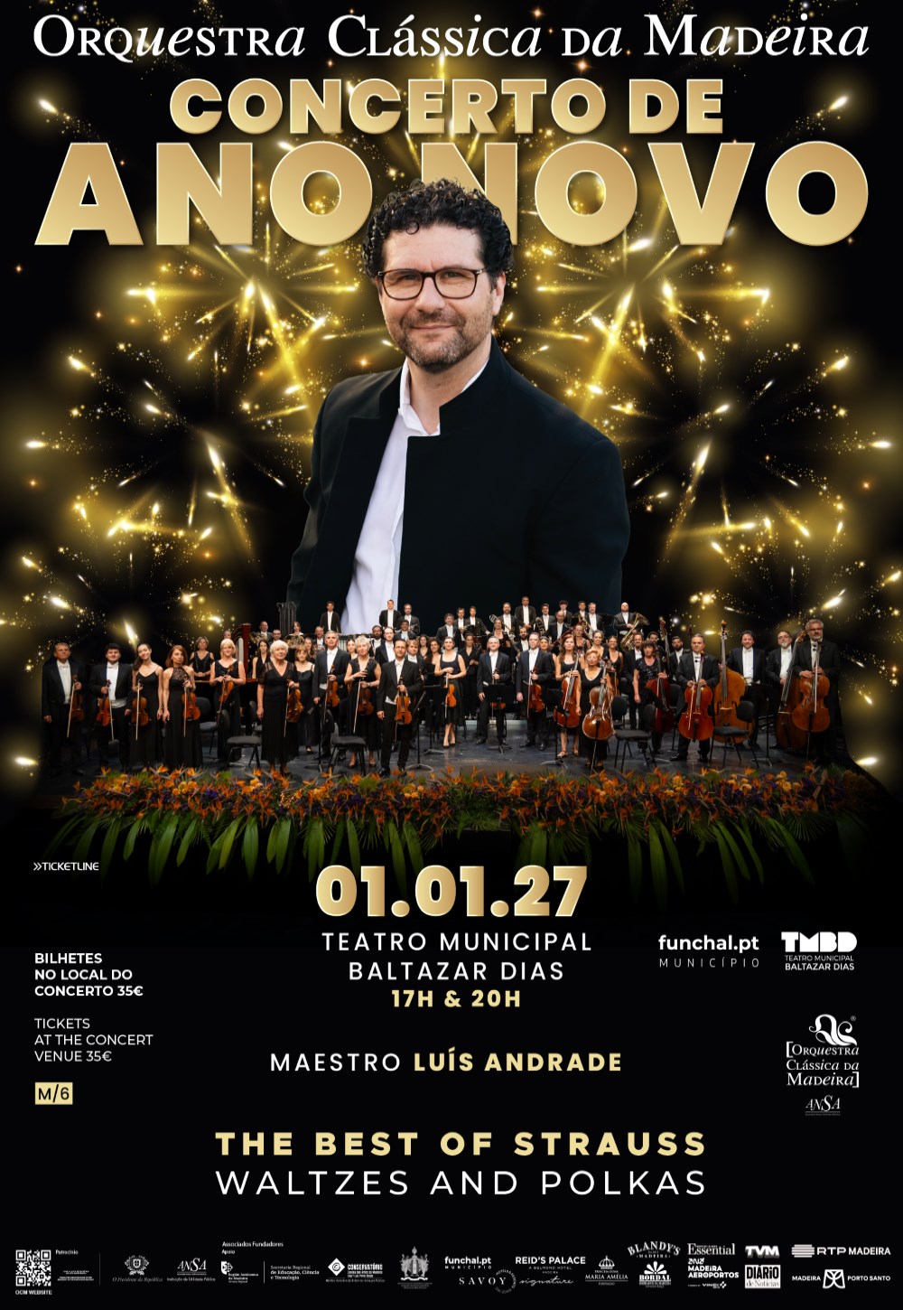 New Year's Concert 2027 – Madeira Classical Orchestra